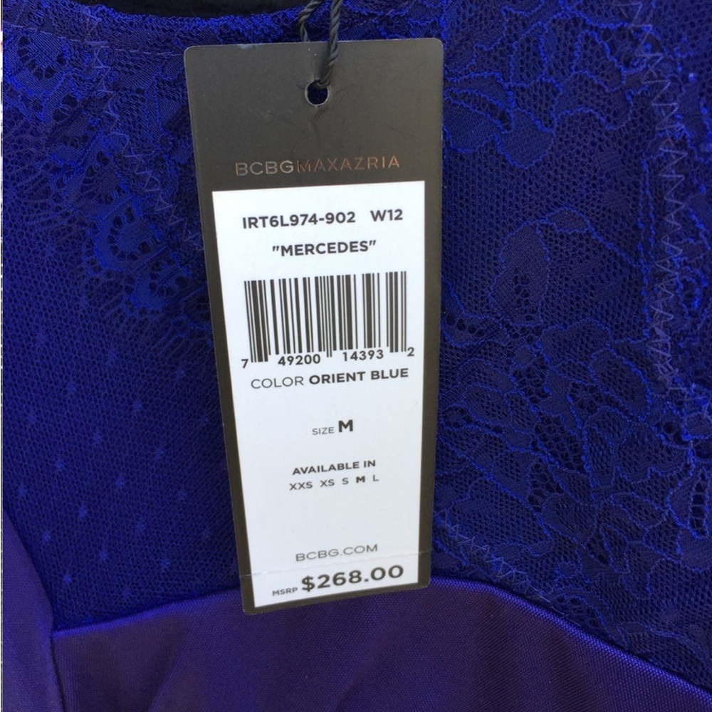 NWT BCBGMAXAZRIA Mercedes Dress sz M
